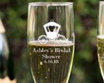 Champagne Flute With Twisted Stem wedding favors