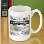 Father's Day Headline Coffee Mug (15 oz.) wedding favors